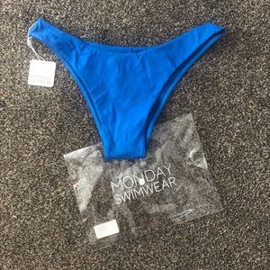 Monday Swimwear Byron Bottoms Azure Blue